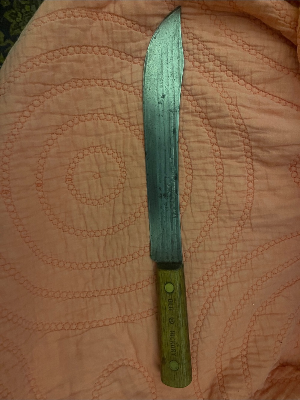 Old Hickory Butcher Knife with Wooden Handle